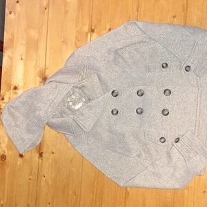 Women's Double Button Jacket with Hood- Size XL- Great Condition